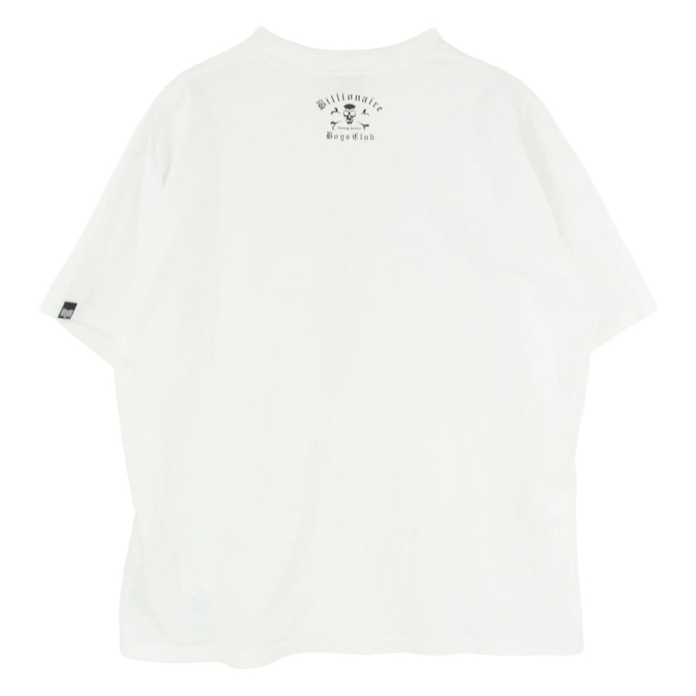 Billionaire Boys Club ビリオネアボーイズクラブ BOUNTY HUNTER バウンティーハンター 25SS bbcjp251T001 × Bounty Hunter バウンティ ハンター クルーネック コットン 半袖 Tシャツ ホワイト系 M【中古】