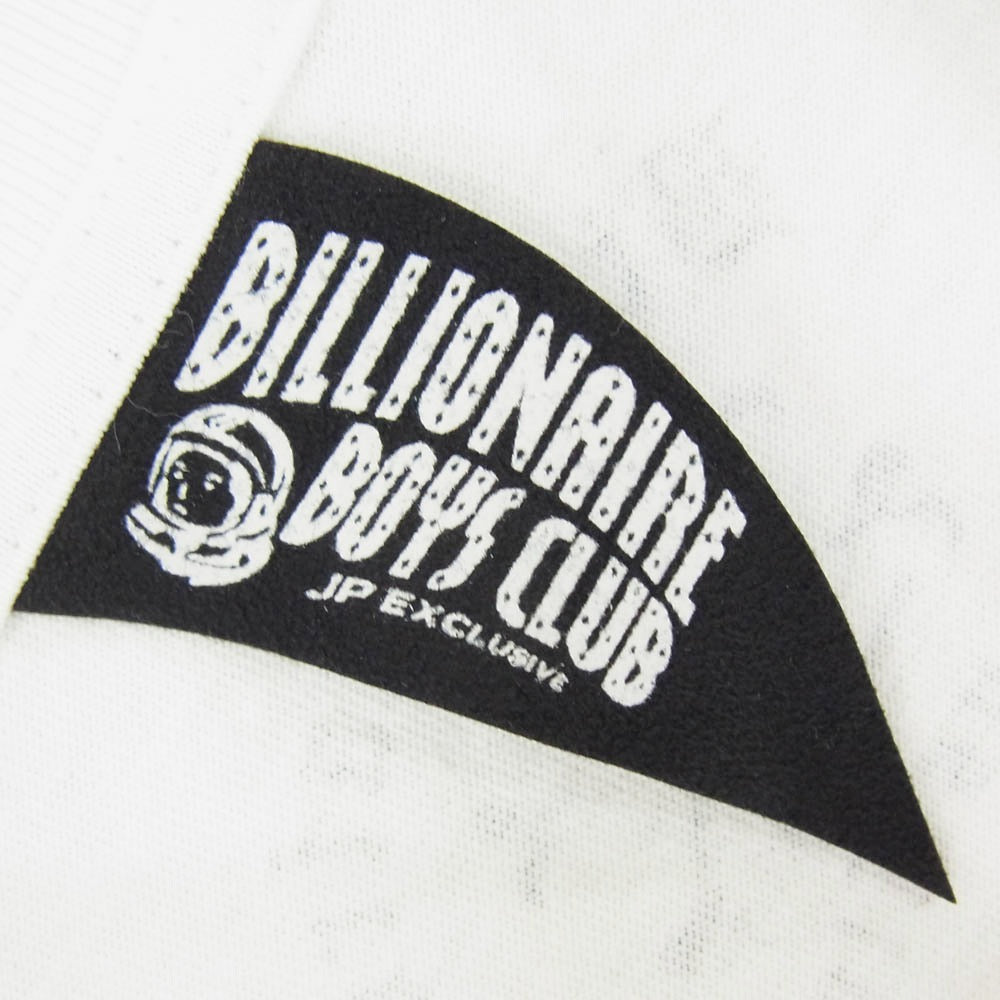 Billionaire Boys Club ビリオネアボーイズクラブ BOUNTY HUNTER バウンティーハンター 25SS bbcjp251T001 × Bounty Hunter バウンティ ハンター クルーネック コットン 半袖 Tシャツ ホワイト系 M【中古】