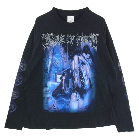 ヴィンテージ 00s cradle of filth Cthulhu Dawn LS TEE クレイドル オブ フィルス クトゥルフドーン 長袖 Tシャツ ブラック系 XL【中古】