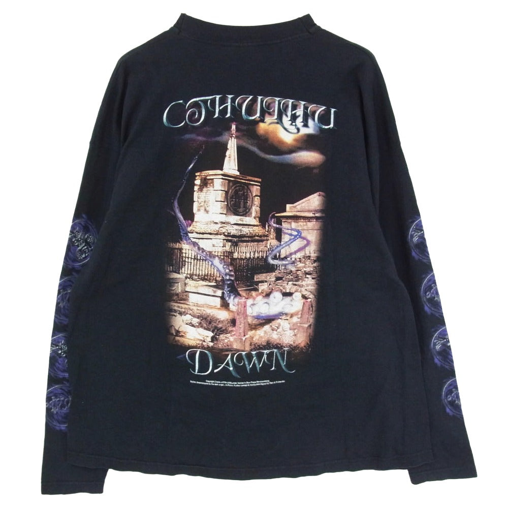 ヴィンテージ 00s cradle of filth Cthulhu Dawn LS TEE クレイドル オブ フィルス クトゥルフドーン 長袖 Tシャツ ブラック系 XL【中古】