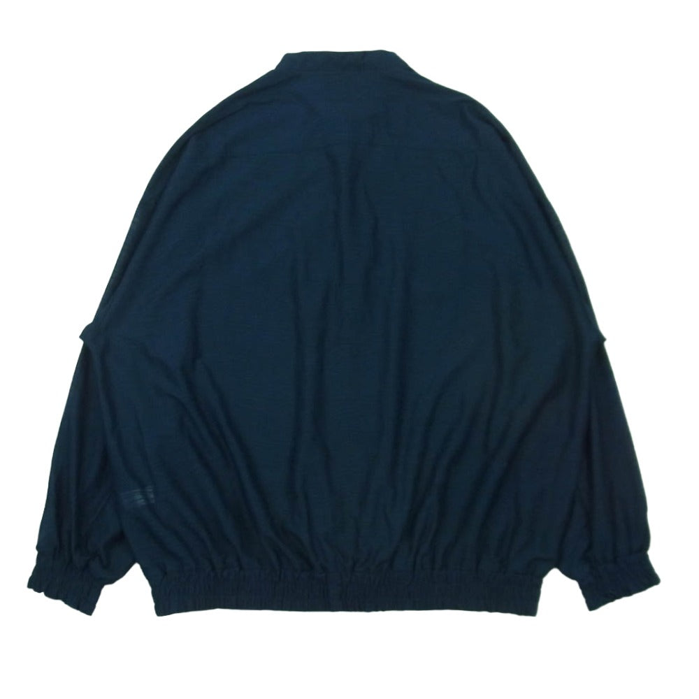 SHAREEF シャリーフ 23533004 TACK JQ SMOCK SHIRTS リボン プルオーバー スモーク シャツ ネイビー系 2【中古】