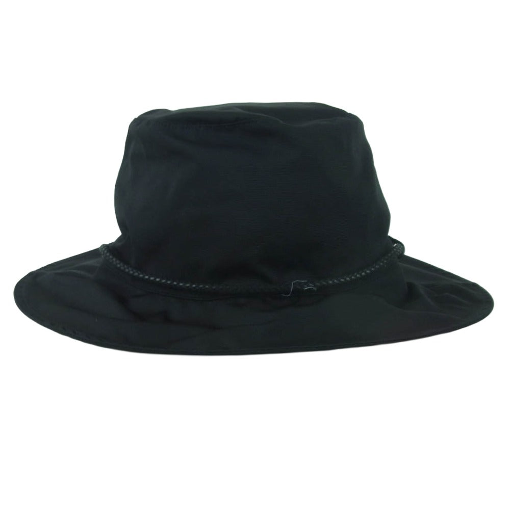 KIJIMA TAKAYUKI キジマタカユキ W-201137 Safari Hat サファリ ハット コード付き 帽子 ブラック系 1【中古】