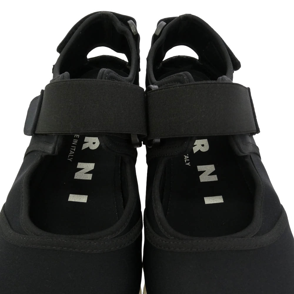 マルニ MARNI SNZU000630 ベルクロ ストラップスニーカー ブラック系 41【中古】 マルニ SNZU000630 ベルクロ ストラップスニーカー ブラック系 41