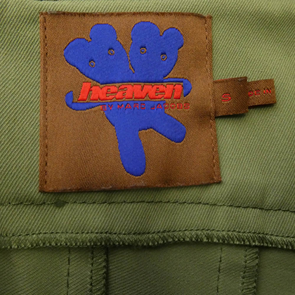 MARC JACOBS マークジェイコブス 21SS P539M04SP21 Heaven by Marc Jacobs プリーツ ミニドレス ワンピース モスグリーン系 S【中古】