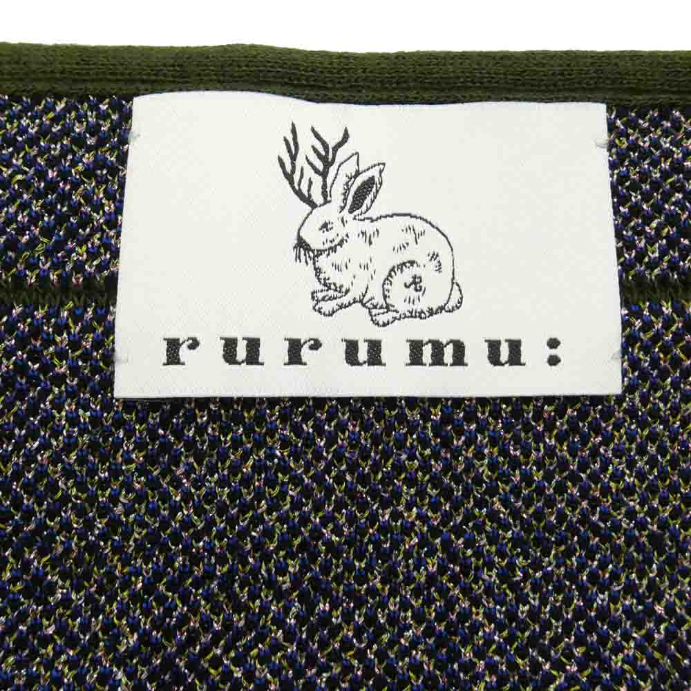 ルルムウ 23AW rrm23AW-KN04 dreamreading jacquard camisole ドリームリーディング ジャガード キャミソール ビスチェ マルチカラー系 FREE【中古】