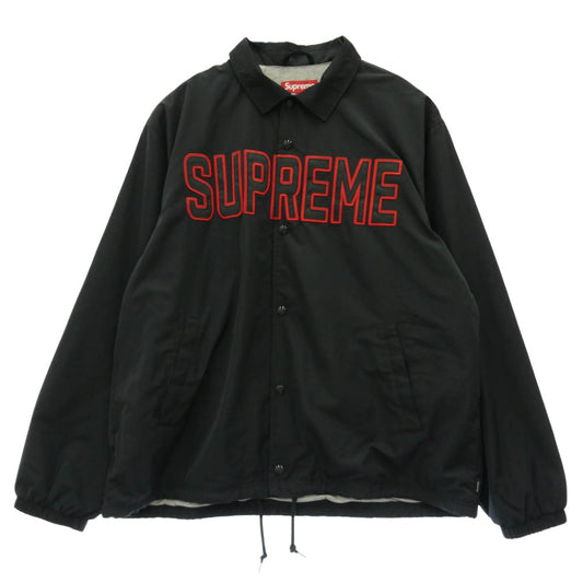 Supreme シュプリーム 26SS Spellout Coaches Jacket スペルアウト コーチ ロゴ ジャケット ブラック系【極上美品】【中古】
