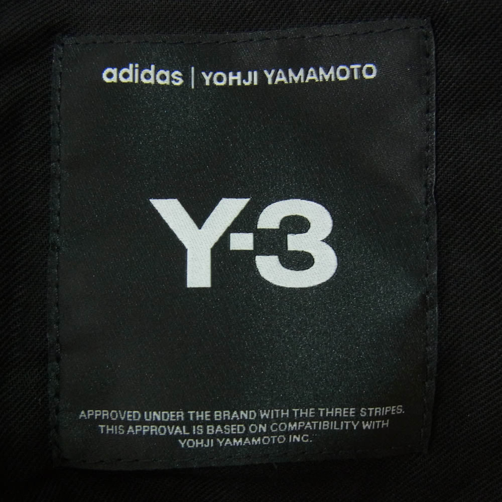 Y-3 Yohji Yamamoto ワイスリー ヨウジヤマモト 25AW JX7267 CUFFED TRACK PANT カフ トラックパンツ ロゴ スウェット パンツ ブラック系 L【新古品】【未使用】【中古】