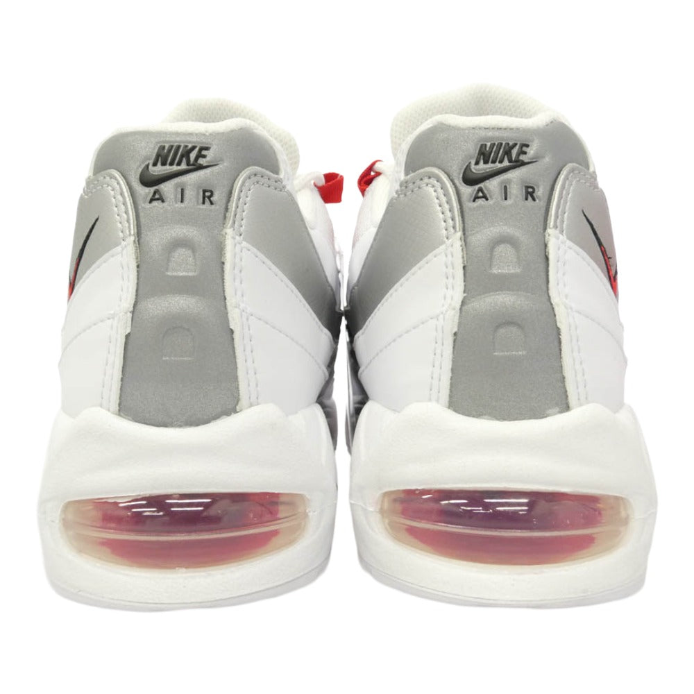 NIKE ナイキ IQ0176 100 Air Max 95 SE Big Bubble England エアマックス ビッグバブル イングランド ローカット スニーカー ホワイト系 レッド系 28cm【極上美品】【中古】