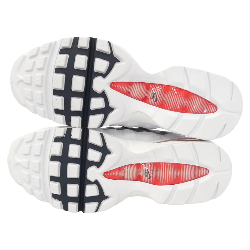 NIKE ナイキ IQ0176 100 Air Max 95 SE Big Bubble England エアマックス ビッグバブル イングランド ローカット スニーカー ホワイト系 レッド系 28cm【極上美品】【中古】