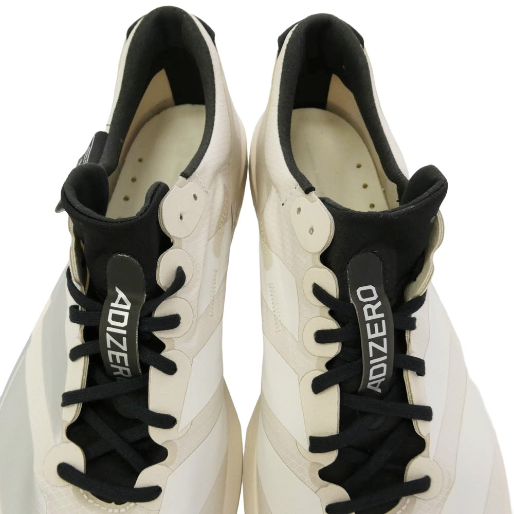 Y-3 Yohji Yamamoto ワイスリー ヨウジヤマモト 25SS JS3152 Adizero ADIOS 9 M アディゼロ アディオス ナイン ローカット スニーカー ベージュ系 27.5cm【極上美品】【中古】