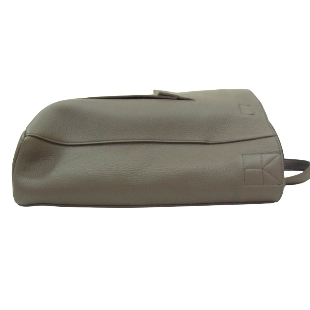 タイム 50525061001 NATURAL SHRINK LEATHER TOTE BAG ナチュラルシュリンク レザートートバッグ グレー系【中古】