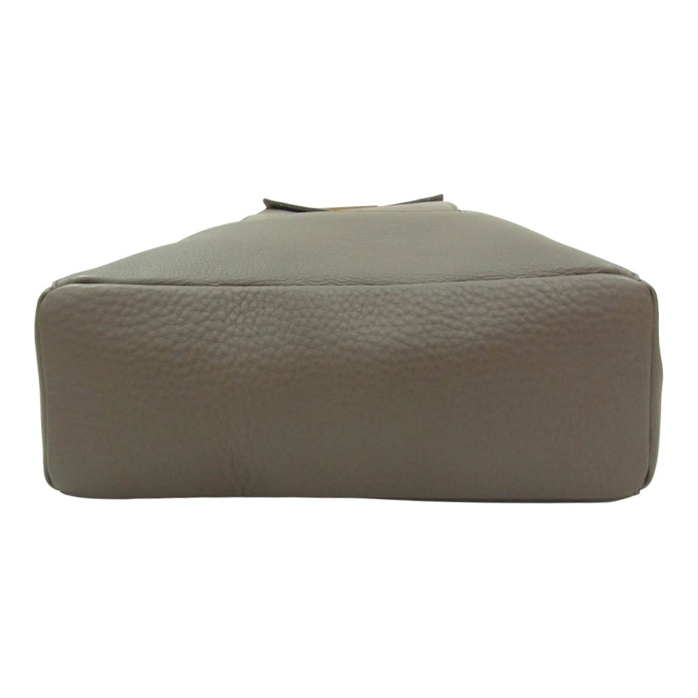 タイム 50525061001 NATURAL SHRINK LEATHER TOTE BAG ナチュラルシュリンク レザートートバッグ グレー系【中古】