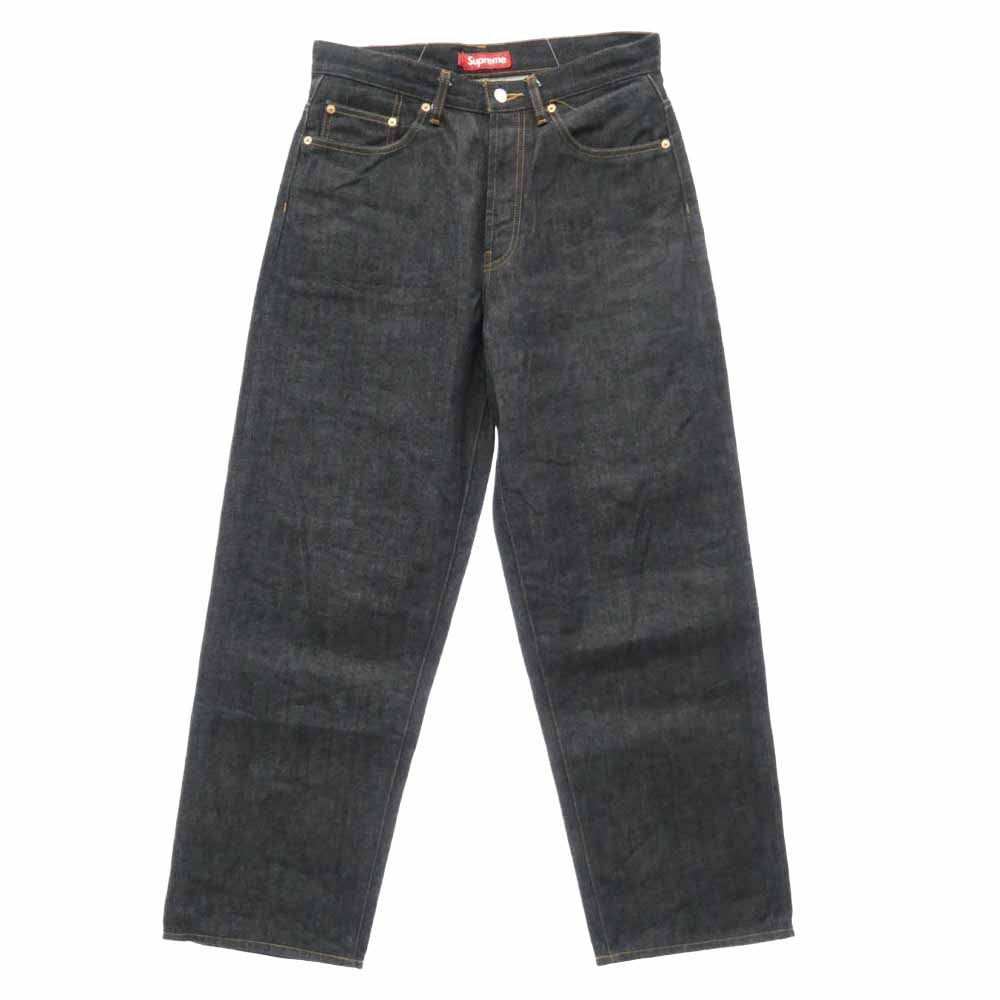 Supreme シュプリーム Rigid Baggy Selvedge Jean リジット バギー セルビッジ ジーンズ デニムパンツ 30インチ インディゴブルー系 30【中古】