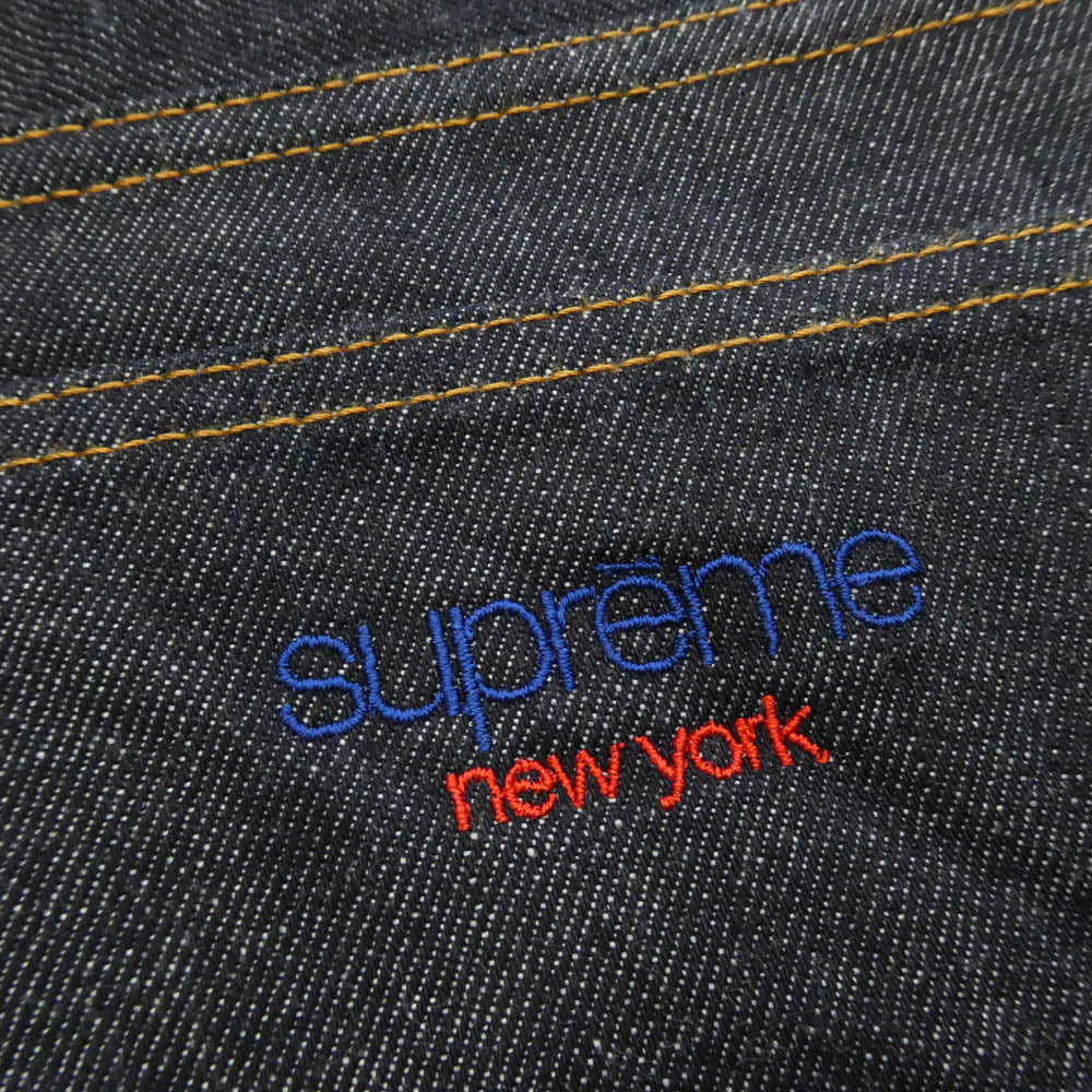Supreme シュプリーム Rigid Baggy Selvedge Jean リジット バギー セルビッジ ジーンズ デニムパンツ 30インチ インディゴブルー系 30【中古】