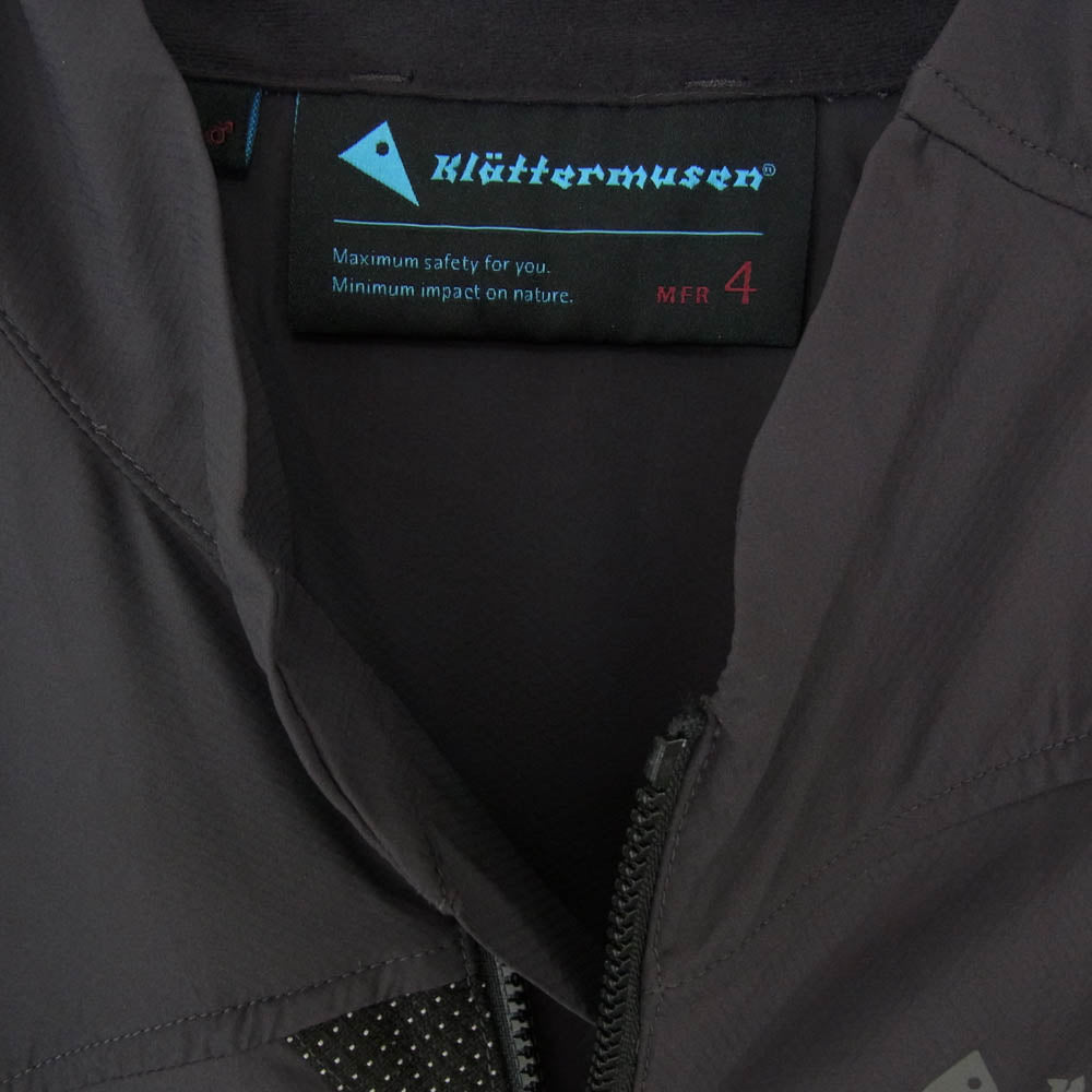 KLATTERMUSEN クレッタルムーセン Nal Jacket M's ナル ダブルジップ シェル ジャケット ウィンドブレーカー グレー系 4【中古】