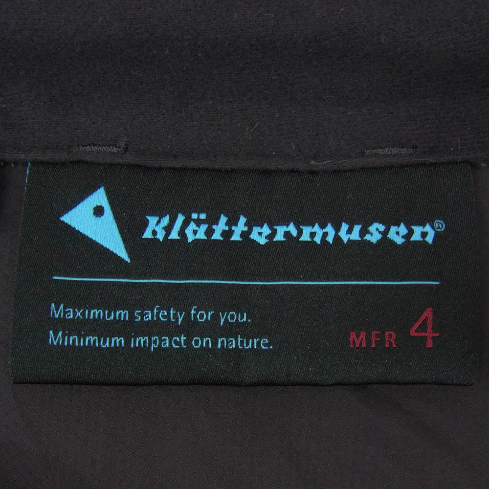 KLATTERMUSEN クレッタルムーセン Nal Jacket M's ナル ダブルジップ シェル ジャケット ウィンドブレーカー グレー系 4【中古】