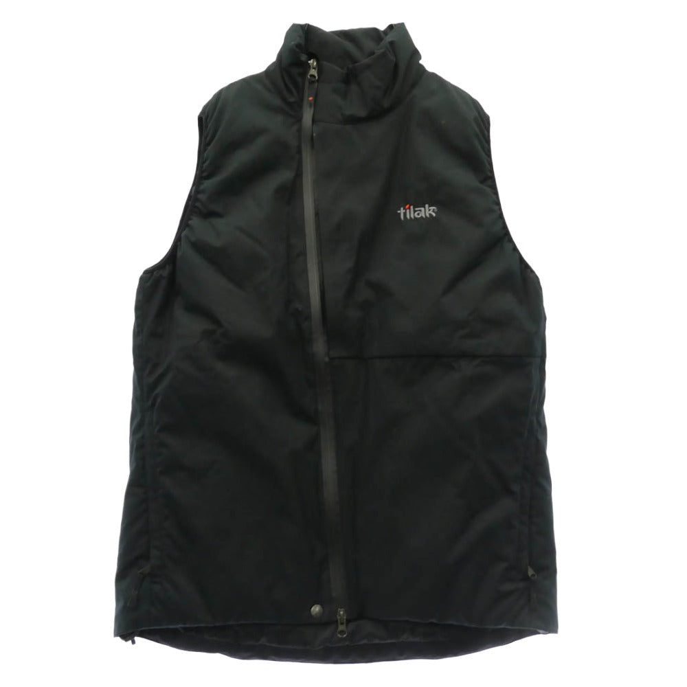 TILAK ティラック Svalbard Ventile Vest スバルバード ベンタイル 中綿 ベスト ブラック系 S【極上美品】【中古】