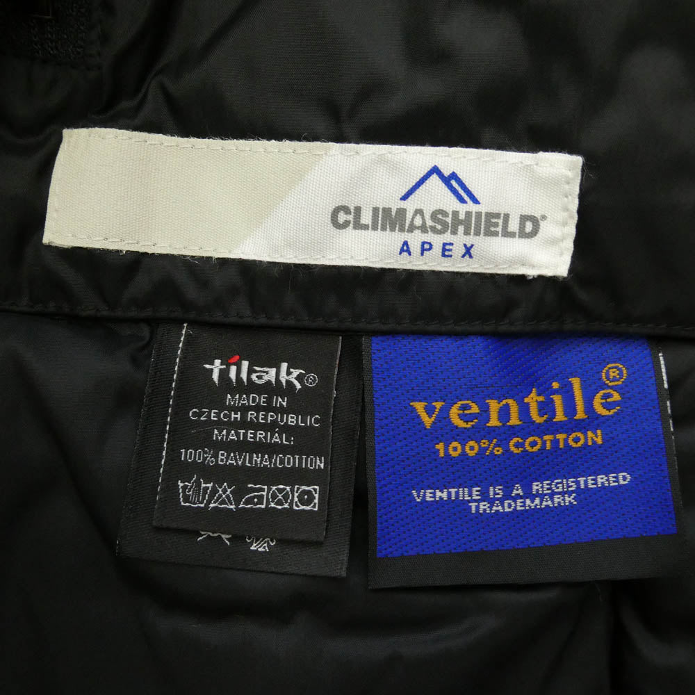TILAK ティラック Svalbard Ventile Vest スバルバード ベンタイル 中綿 ベスト ブラック系 S【極上美品】【中古】