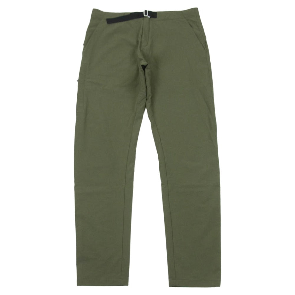 TILAK ティラック POUTNIK Monk Pants ポートニック モンク ベルト ナイロン パンツ グレイッシュオリーブ系 S【中古】