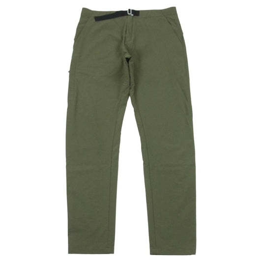 TILAK ティラック POUTNIK Monk Pants ポートニック モンク ベルト ナイロン パンツ グレイッシュオリーブ系 S【中古】