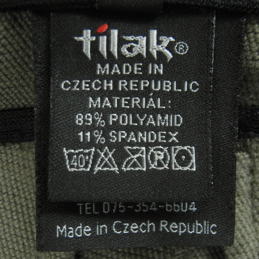 TILAK ティラック POUTNIK Monk Pants ポートニック モンク ベルト ナイロン パンツ グレイッシュオリーブ系 S【中古】