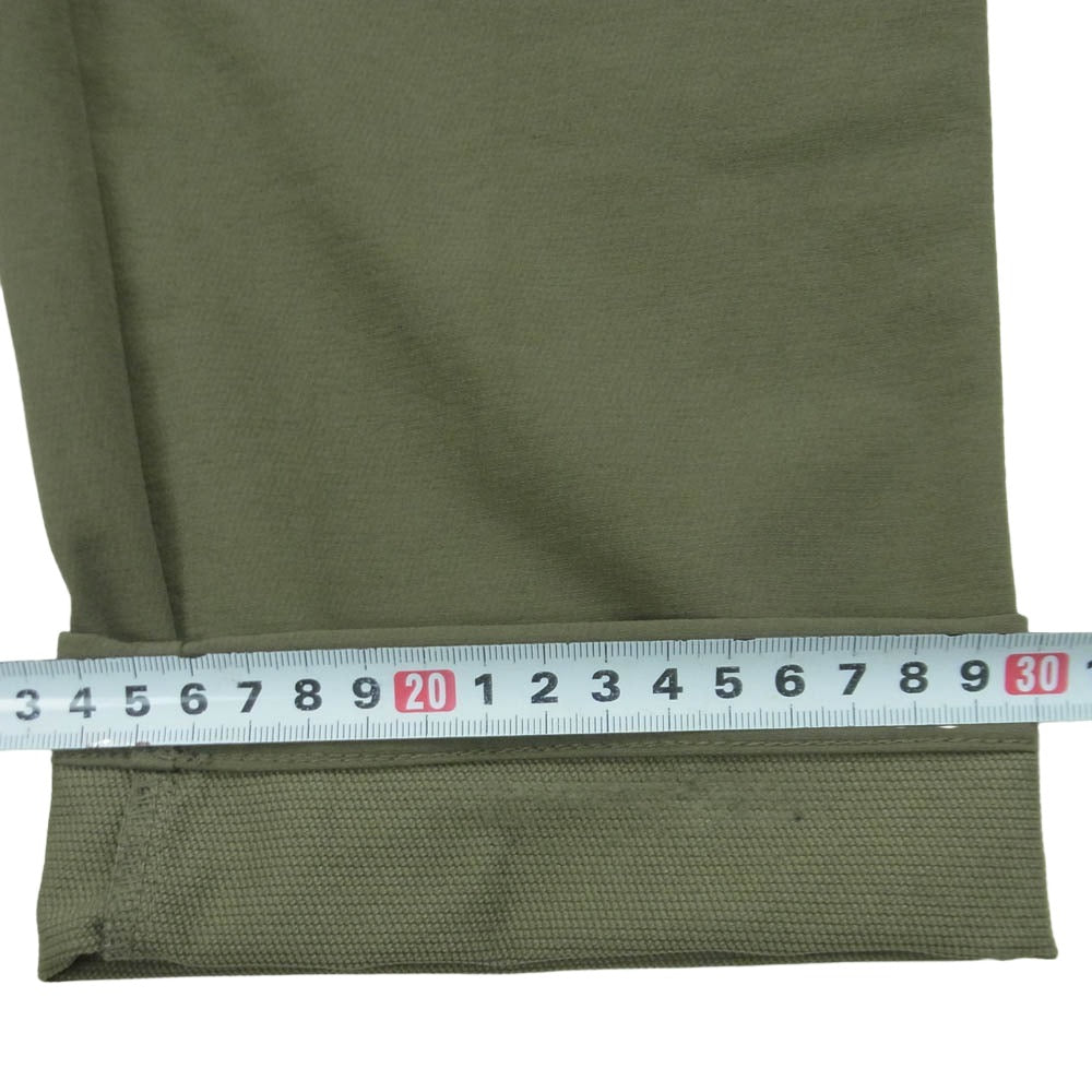 TILAK ティラック POUTNIK Monk Pants ポートニック モンク ベルト ナイロン パンツ グレイッシュオリーブ系 S【中古】