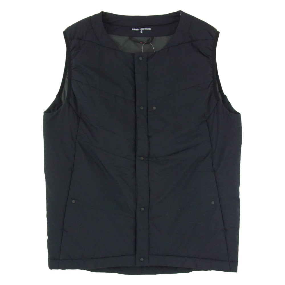 TILAK ティラック POUTNIK PYGMY Vest ポートニック ピグミー 中綿ベスト ブラック系 S【中古】