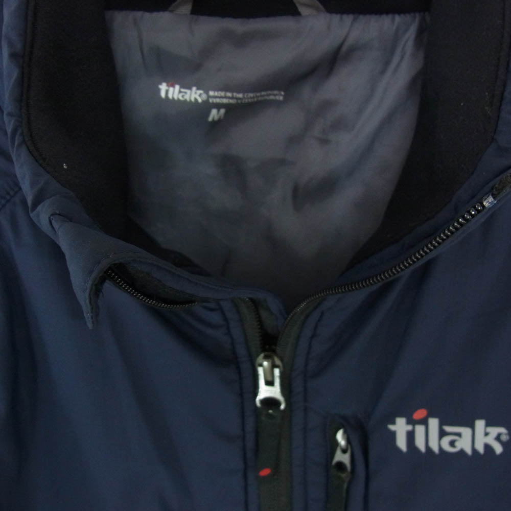 TILAK ティラック Verso Jacket ベルソー ナイロン ポリエステル 中綿 ジャケット ネイビー系 M【中古】