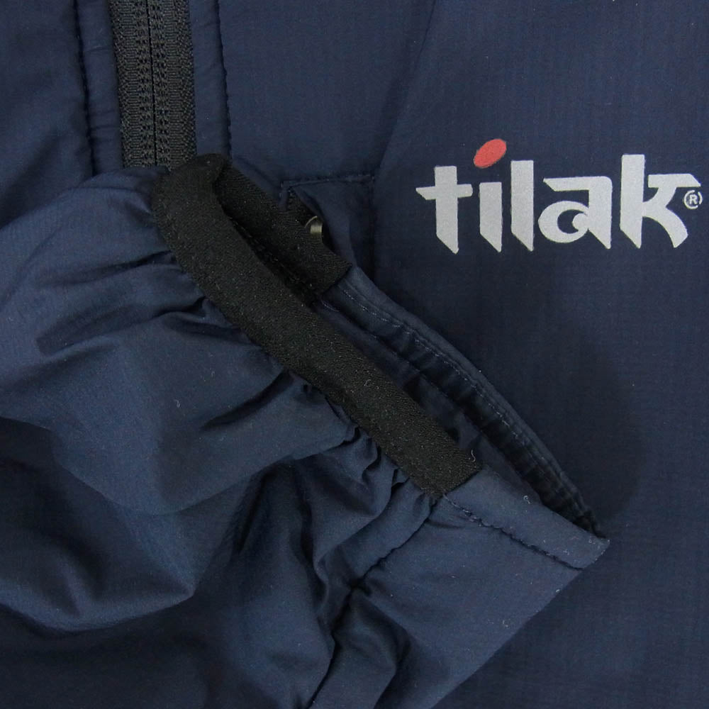 TILAK ティラック Verso Jacket ベルソー ナイロン ポリエステル 中綿 ジャケット ネイビー系 M【中古】