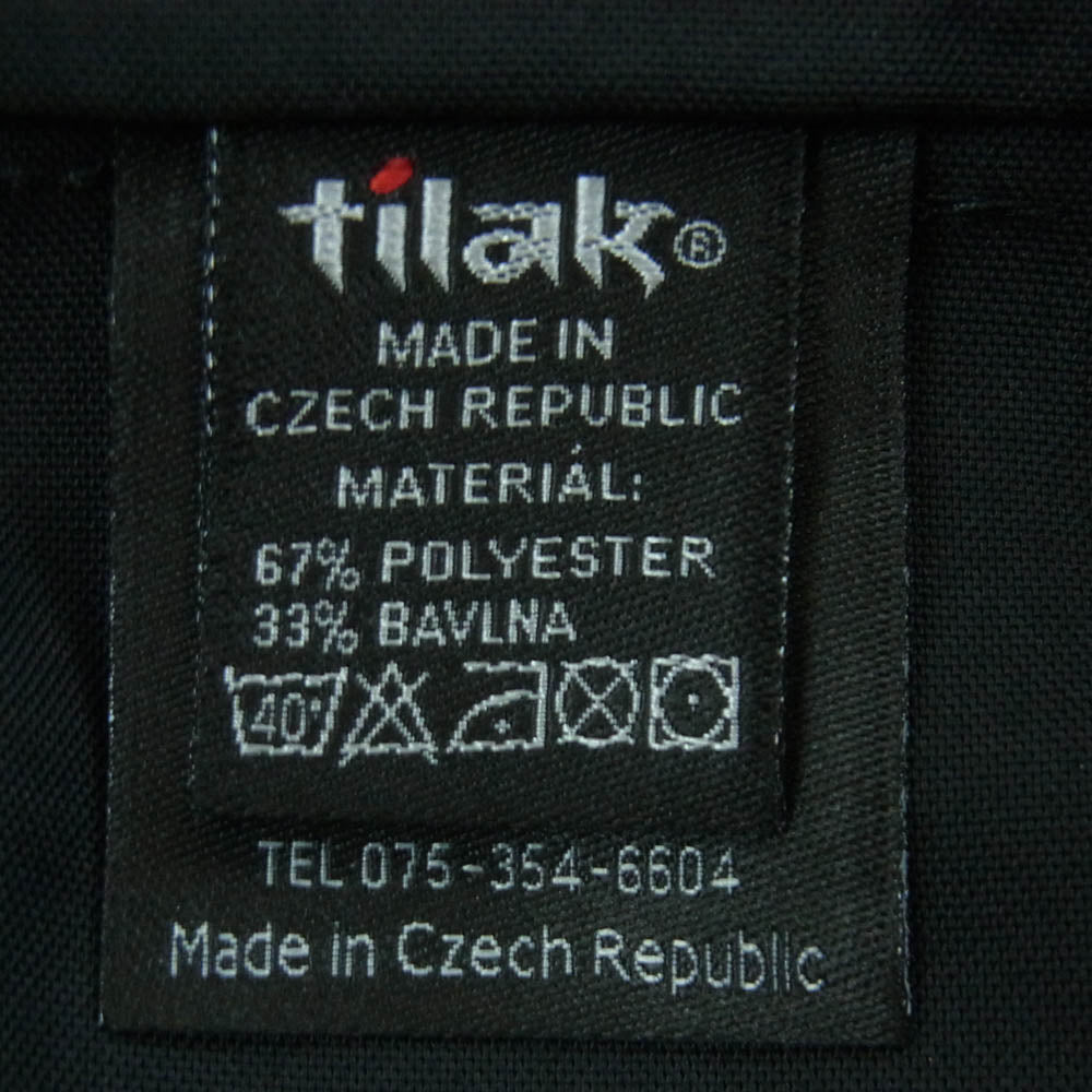 TILAK ティラック POUTNIK Quest Pants ポートニック クエスト カーゴ パンツ チェコ製 ブラック系 XS【美品】【中古】