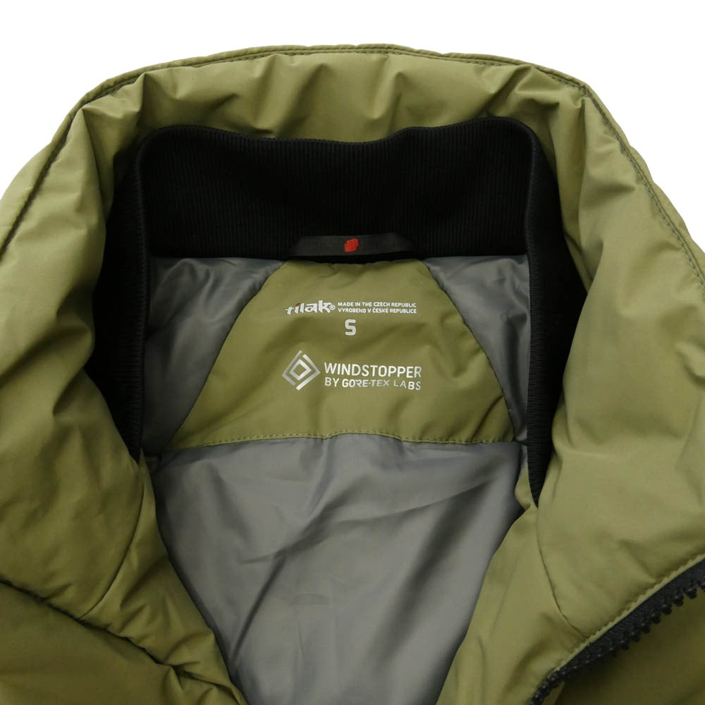 TILAK ティラック POUTNIK GORE-TEX WINDSTOPPER Continental Jacket コンチネンタル 中綿ジャケット カーキ系 S【美品】【中古】