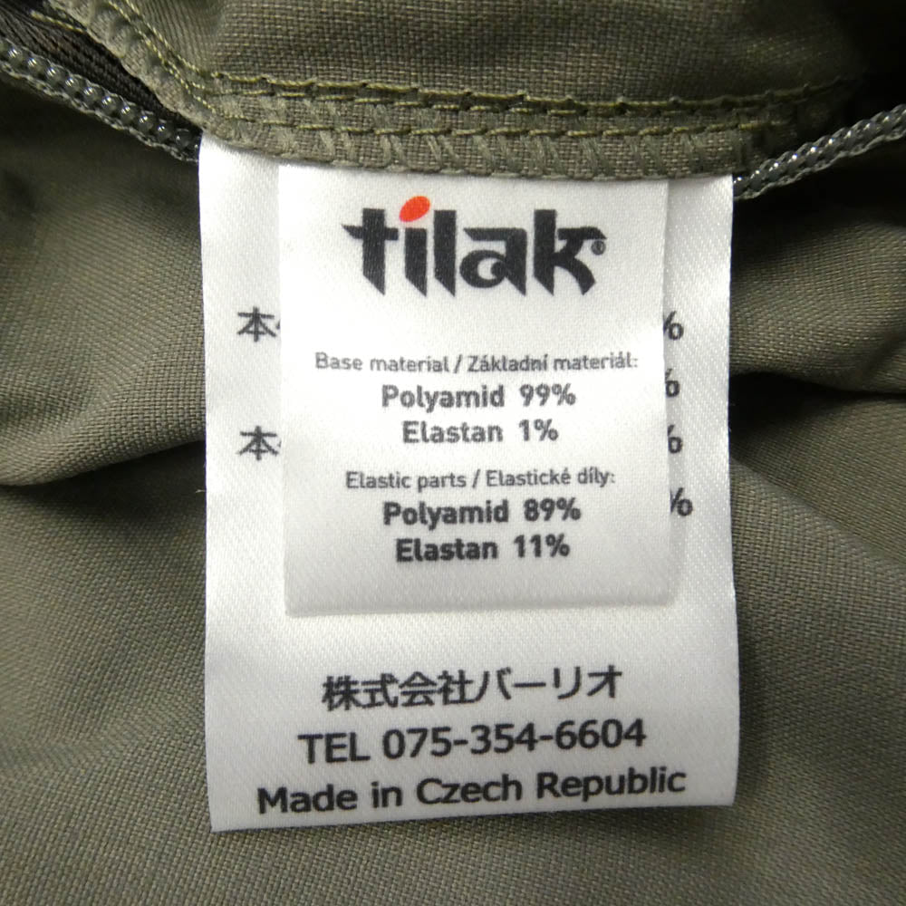 TILAK ティラック Operator MiG Jacket オペレーター ミグ ジャケット カーキ カーキ系 M【極上美品】【中古】