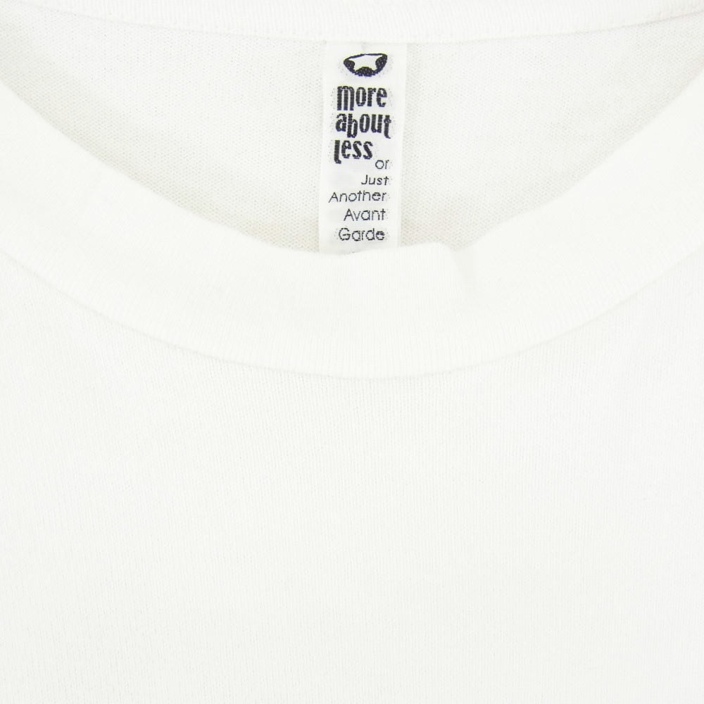 モアアバウトレス トリコリブ ポケット Tシャツ 長袖 ホワイト系 M【中古】