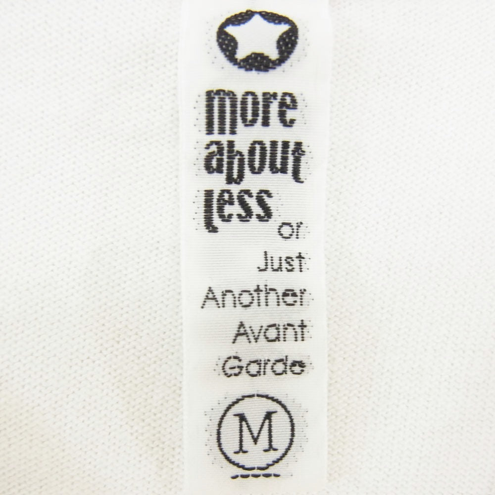モアアバウトレス トリコリブ ポケット Tシャツ 長袖 ホワイト系 M【中古】