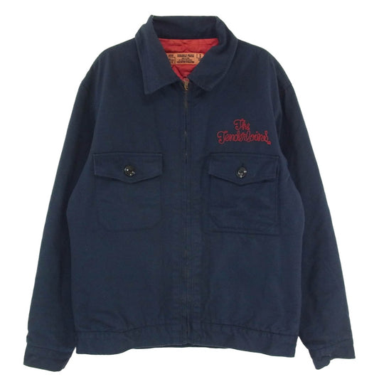 TENDERLOIN テンダーロイン T-WORK JKT 刺? ツイル ワーク ジャケット ネイビー系 S【中古】