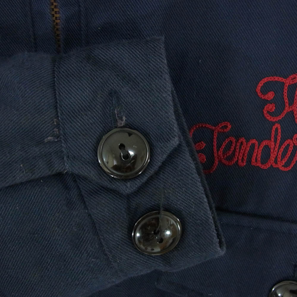 TENDERLOIN テンダーロイン T-WORK JKT 刺? ツイル ワーク ジャケット ネイビー系 S【中古】