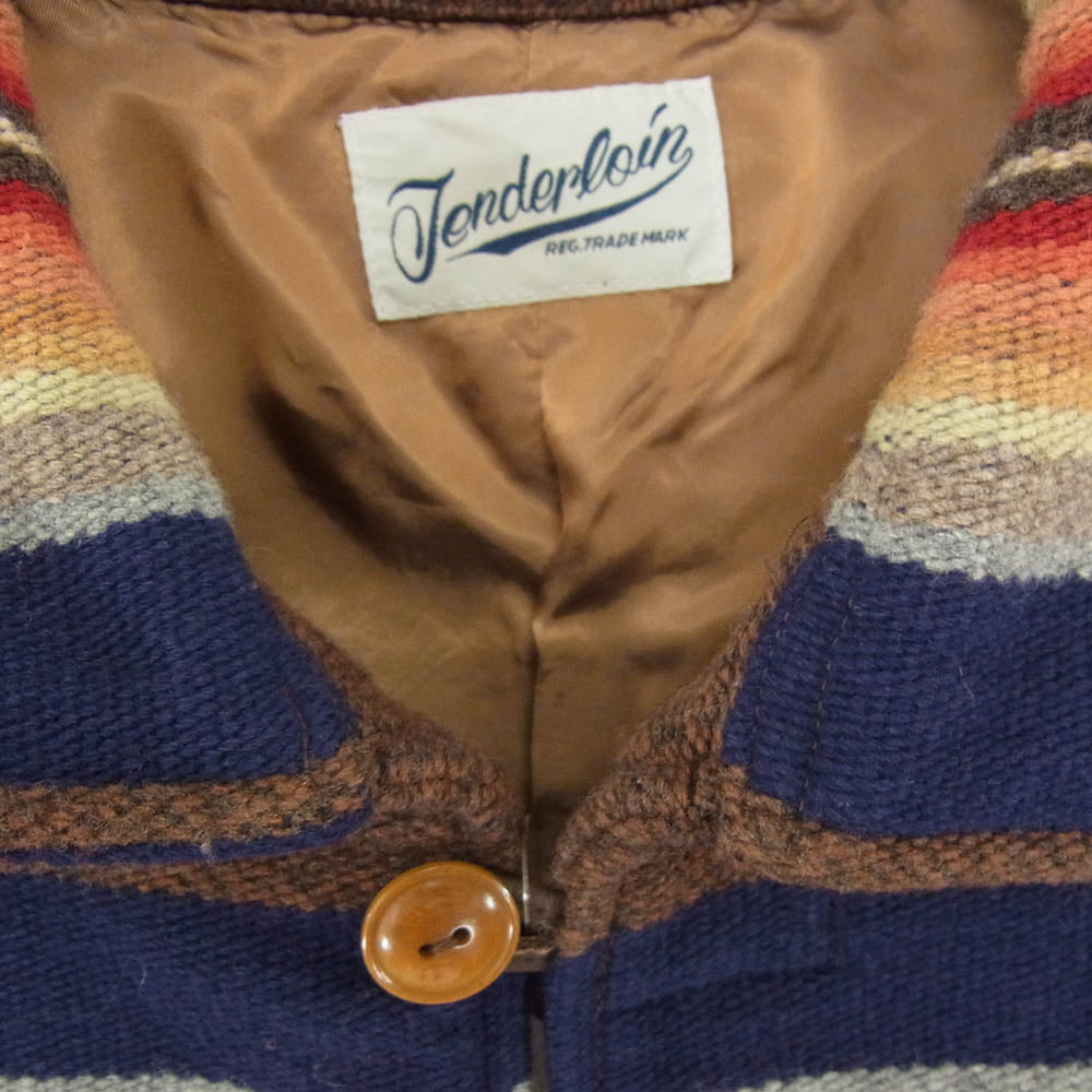 テンダーロイン　ラグ TENDERLOIN テンダーロイン T-RUG JKT ラグ ジャケット ブラウン系 XS