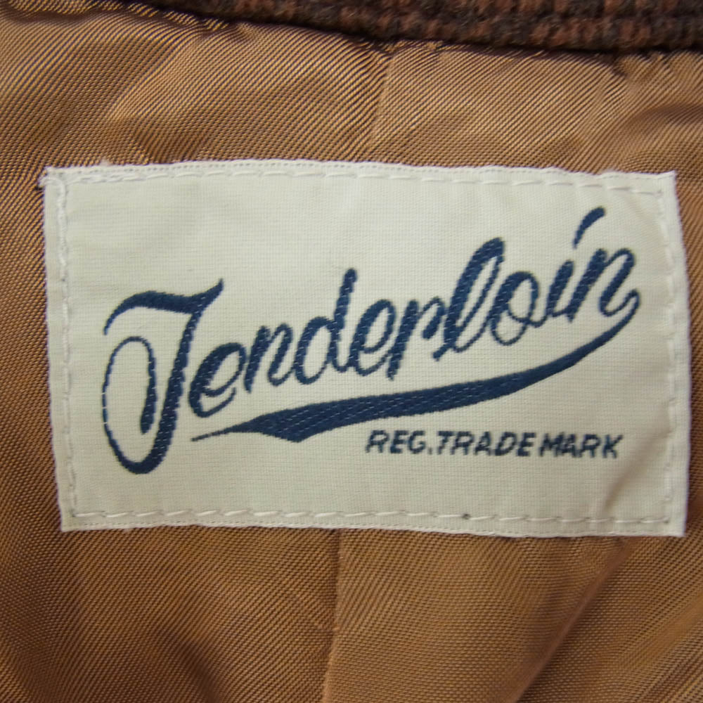 TENDERLOIN テンダーロイン T-RUG JKT ラグ ジャケット ブラウン系 XS【美品】【中古】
