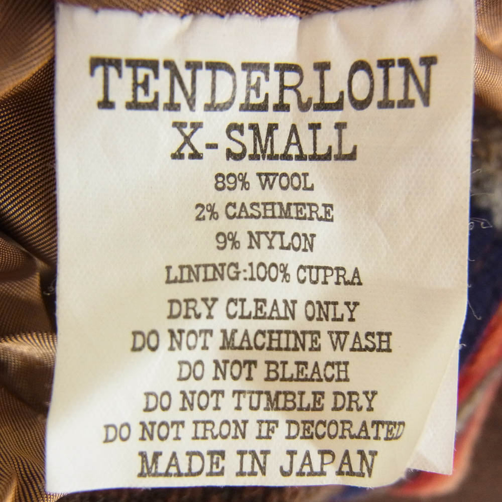 TENDERLOIN テンダーロイン T-RUG JKT ラグ ジャケット ブラウン系 XS