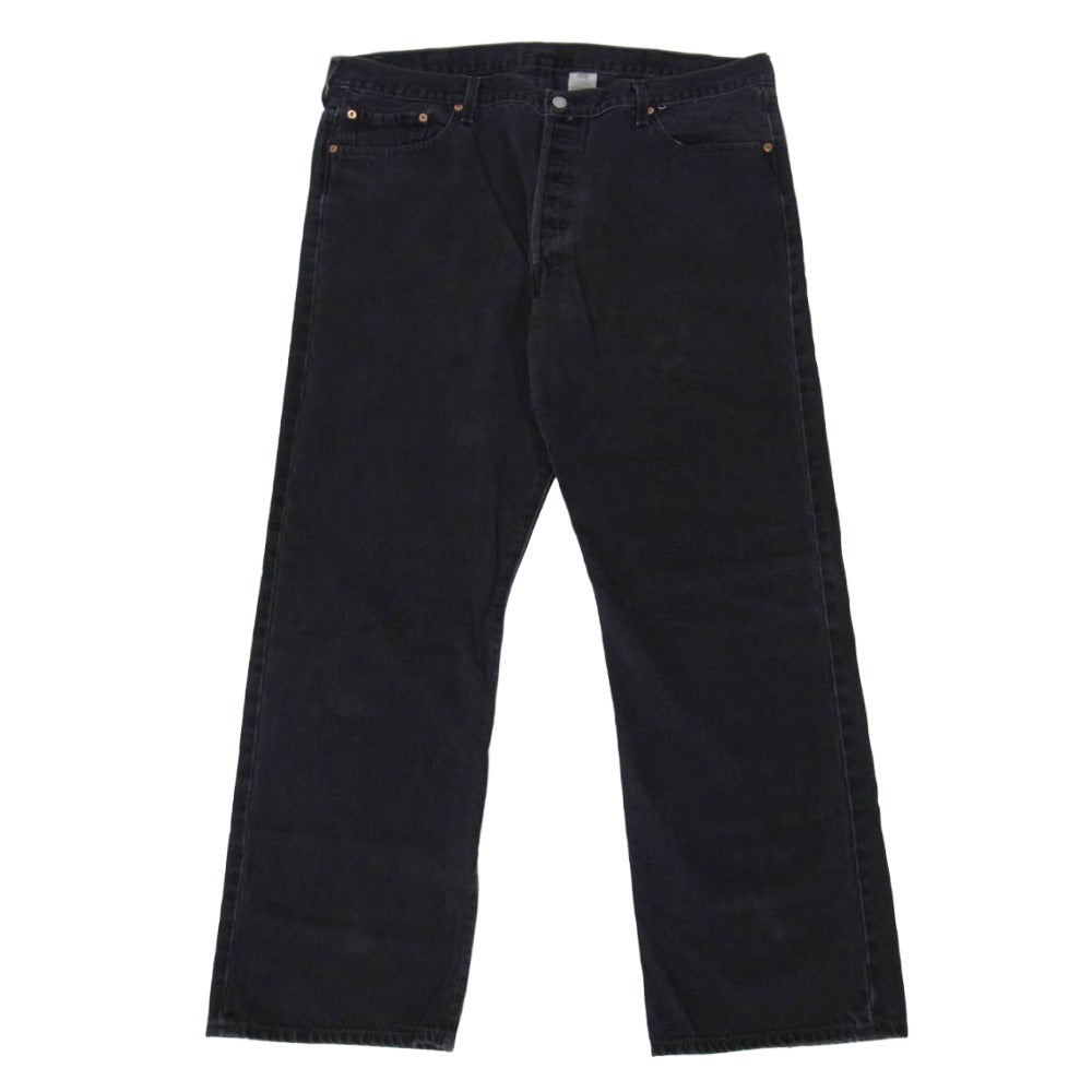 Levi's リーバイス 00s USA製 501 501-0660 サークルR ボタン裏刻印689 ボタンフライ デニム パンツ ブラック系 42【中古】
