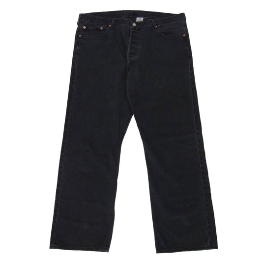 Levi's リーバイス 00s USA製 501 501-0660 サークルR ボタン裏刻印689 ボタンフライ デニム パンツ ブラック系 42【中古】