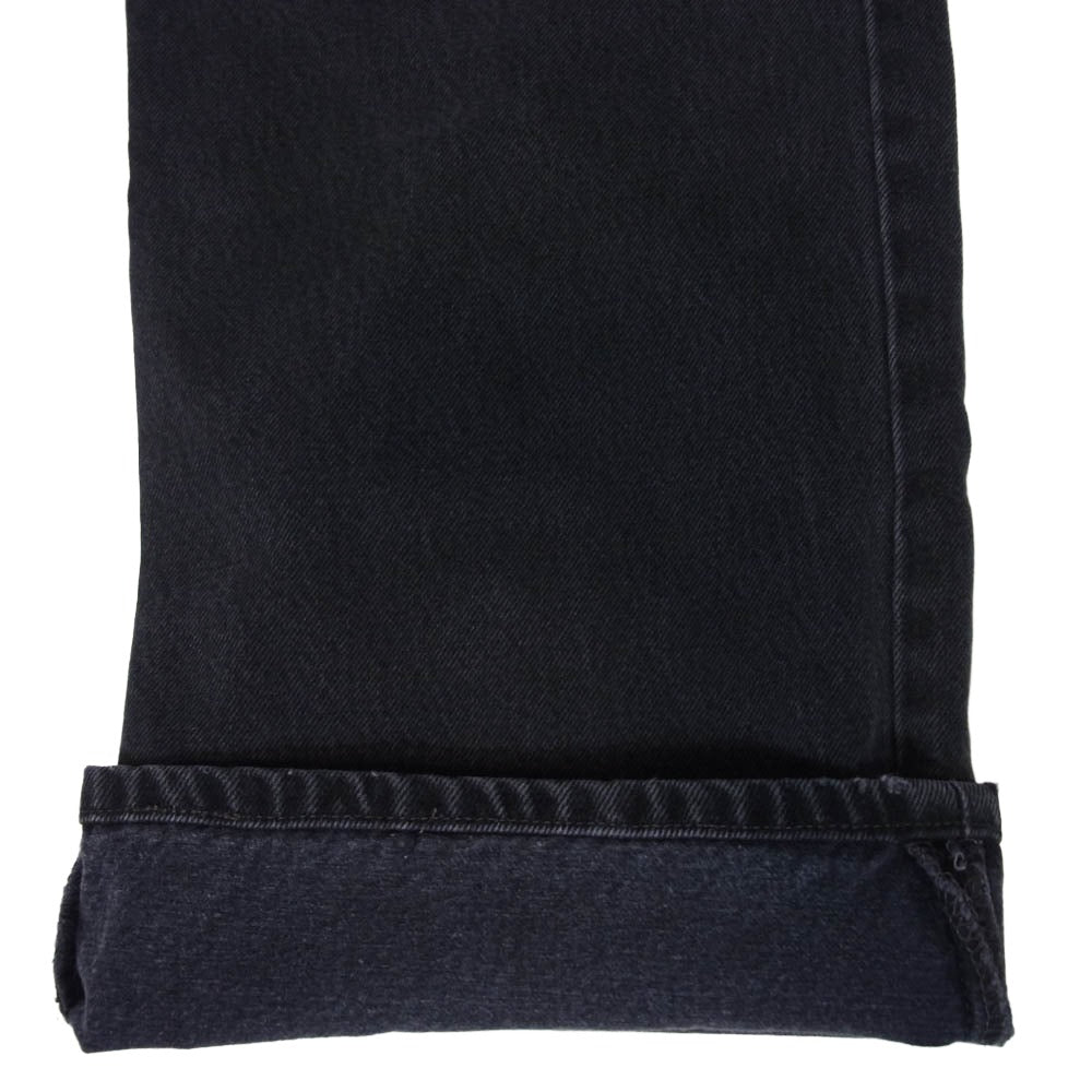 Levi's リーバイス 00s USA製 501 501-0660 サークルR ボタン裏刻印689 ボタンフライ デニム パンツ ブラック系 42【中古】