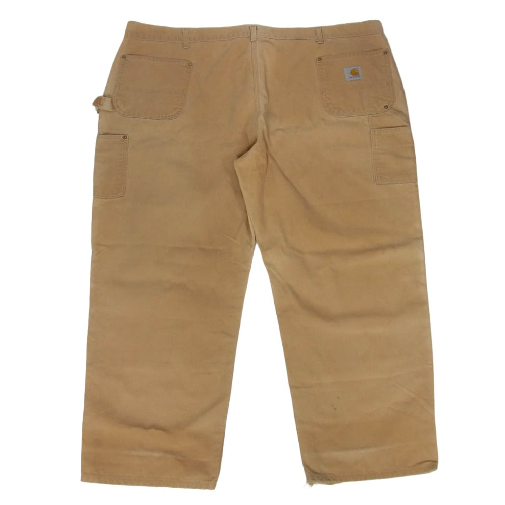 00’s〜Carhartt ダブルニー ワークパンツ ベージュ Carhartt カーハート ダック ダブルニー ペインター ワーク パンツ