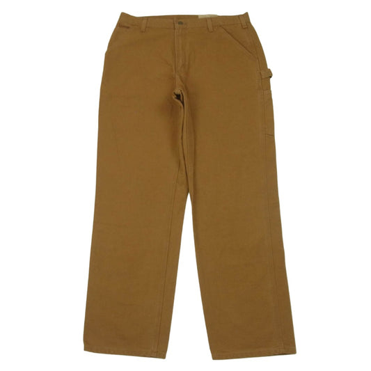 Carhartt カーハート 18年製 Washed Duck Work Dungaree ウォッシュド ダック ペインター パンツ ブラウン系 36 × 34【新古品】【未使用】【中古】