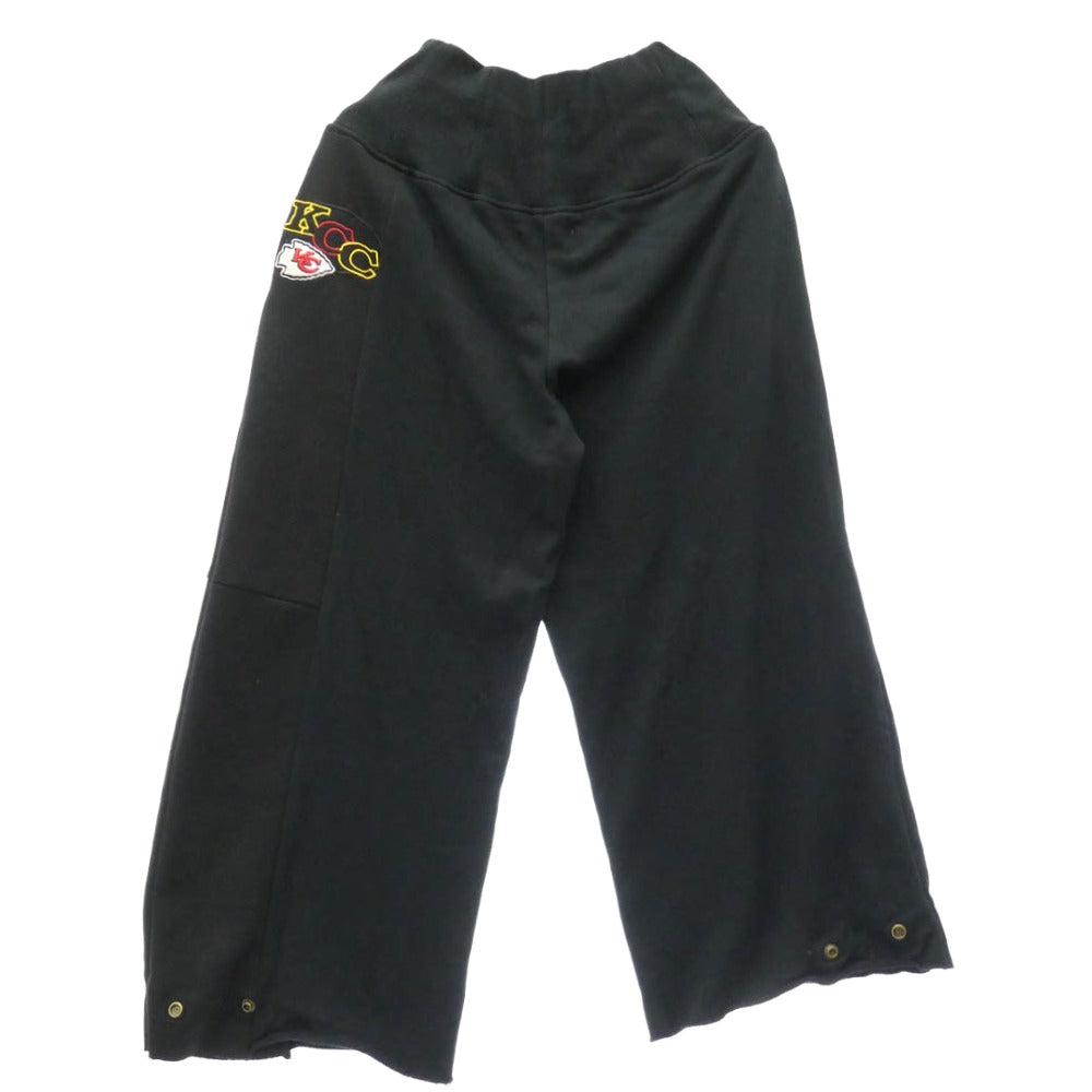 ナナサーカス リメイク 再構築 ワイドスウェット パンツ ブラック系 表記なし【中古】