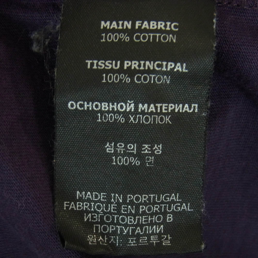 VETEMENTS ヴェトモン UE52TR120L LOGO LABEL T-SHIRT ロゴ ラベル Tシャツ 半袖 カットソー パープル系 M【中古】