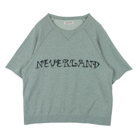 エムエーエスユー MMSS-CS0323 NEVERLAND SHORT SLEEVE SWEATSHIRT 半袖 スウェット カットソー グレー系 46【中古】