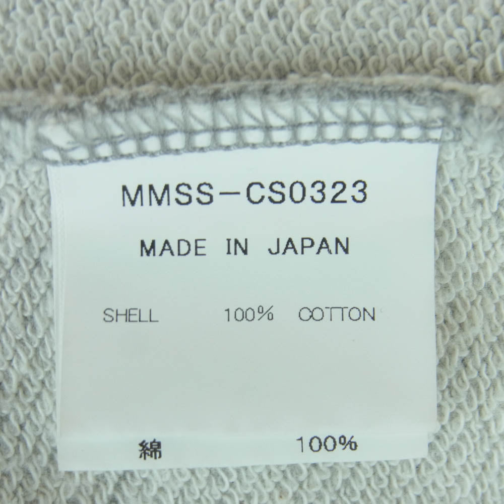 エムエーエスユー MMSS-CS0323 NEVERLAND SHORT SLEEVE SWEATSHIRT 半袖 スウェット カットソー グレー系 46【中古】