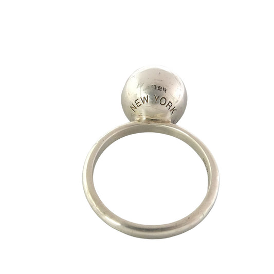 TIFFANY&Co. ティファニー ハードウェア ボール リング シルバー系 14.5号【中古】