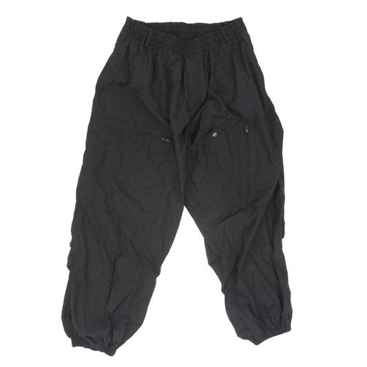 Y's Yohji Yamamoto ワイズ ヨウジヤマモト 22SS YG-P43-631 WRINKLE TEXTURE TACTICAL PANTS カーゴパンツ ブラック系 3【中古】